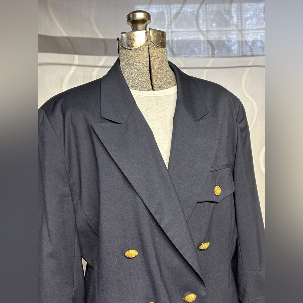 Bogner - Long double breasted Blazer with Gold Buttons